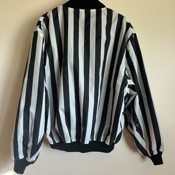 Vintage Butwin Black and White Referee Jacket Size XL Made in the USA - Picture 2 of 7